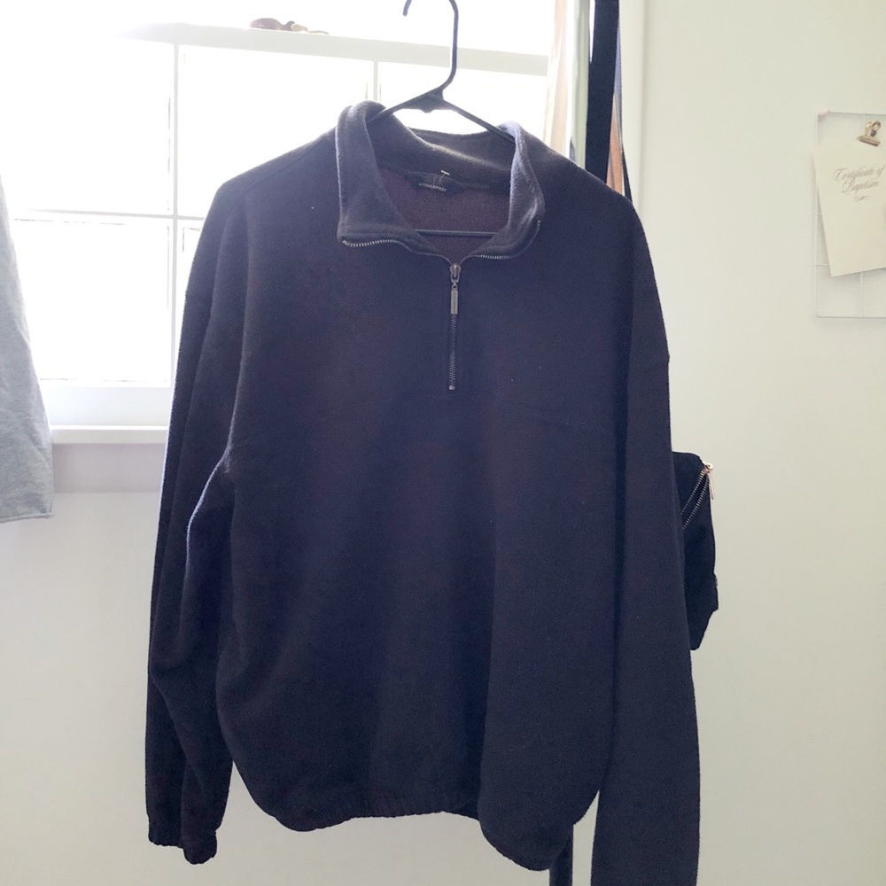 DARK GREEN WEATHERPROOF QUARTER ZIP